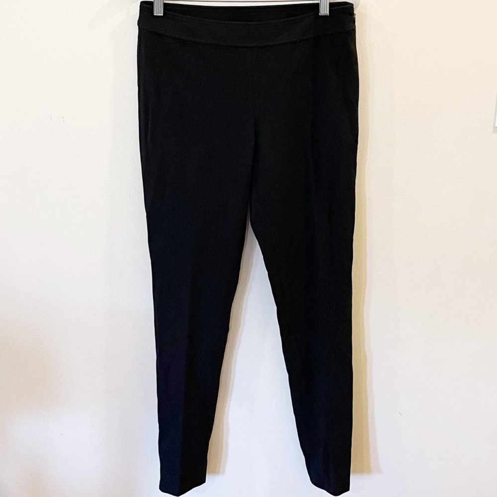 St John Double Weave Skinny Pants Ankle Zip Size 8